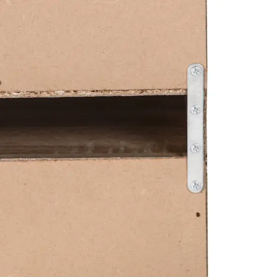 Honey Can Do Brown Freestanding Stackable Shelf Unit with 2 Shelves & Wood Finish {8}