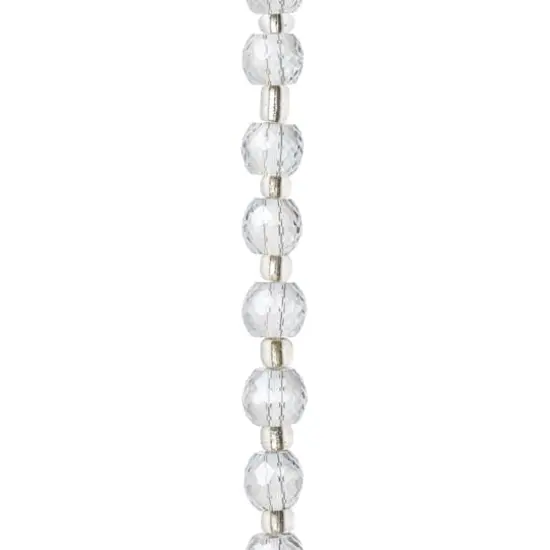 Light Blue Glass Faceted Rondelle Beads, 8mm by Bead Landing&trade; {1}