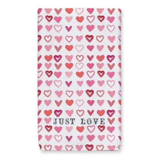 Just Love Hearts 16" x 25" Tea Towel - Set of 2 {3}