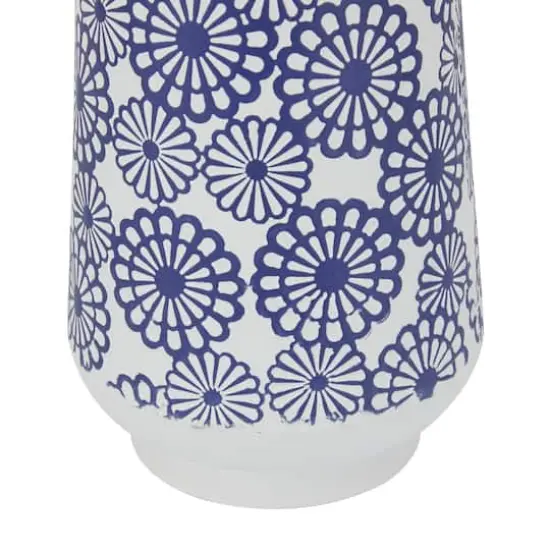 White Iron French Country Vase, 16" x 8" x 8" {4}