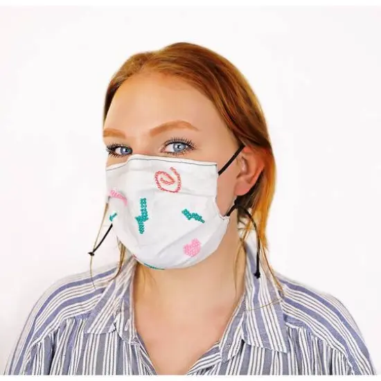 Leisure Arts&reg; DIY Face Mask Kit {6}