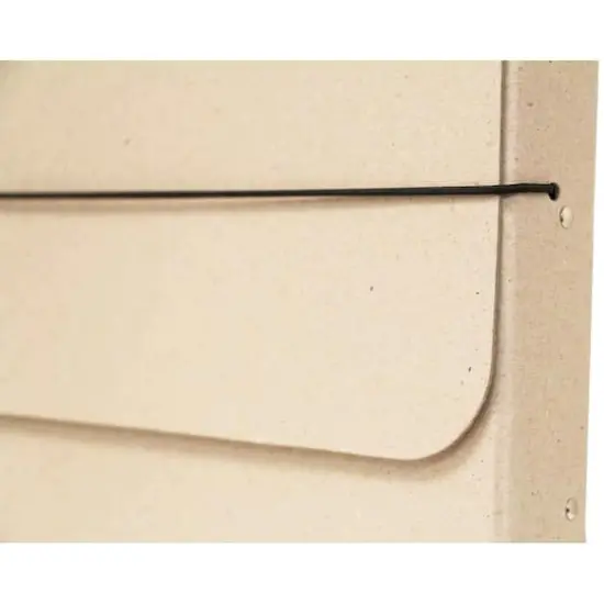 JAM Paper Strong Thick Portfolio Carrying Case with Elastic Band Closure Natural Brown {6}