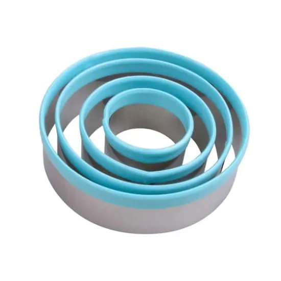 Circles Stainless Steel Nested Cookie Cutter Set by Celebrate It&reg; {4}