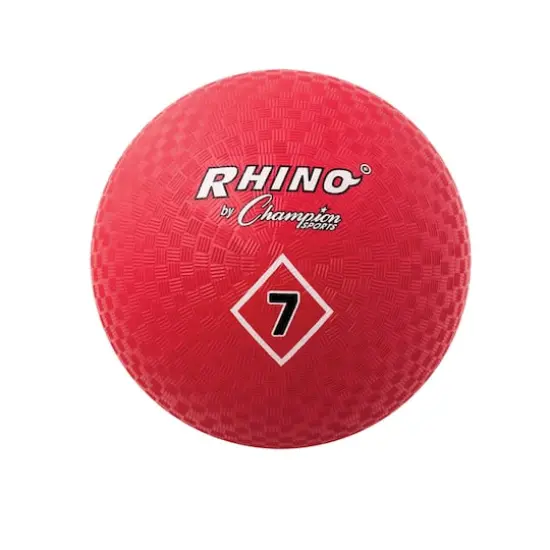 Champion Sports Rhino&reg; 7" Red Playground Ball, 3ct. {3}