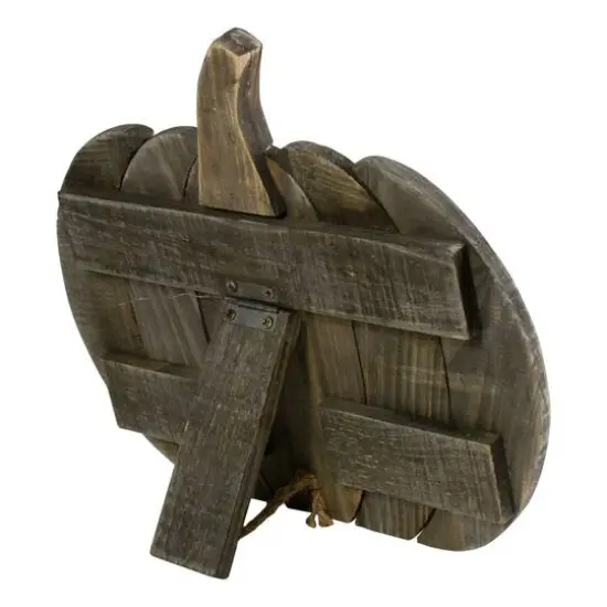 14" Blue & Brown Halloween Pumpkin Tabletop Decoration {5}