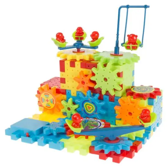 Toy Time Interlocking Gear Building Set {1}