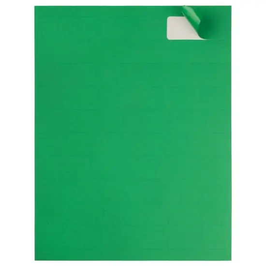 JAM Paper Standard Mailing Return Address Labels Green {5}