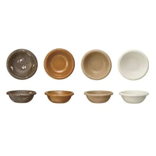 Hello Honey&reg; 5" Earthen Hues Stoneware Bowl Set {1}