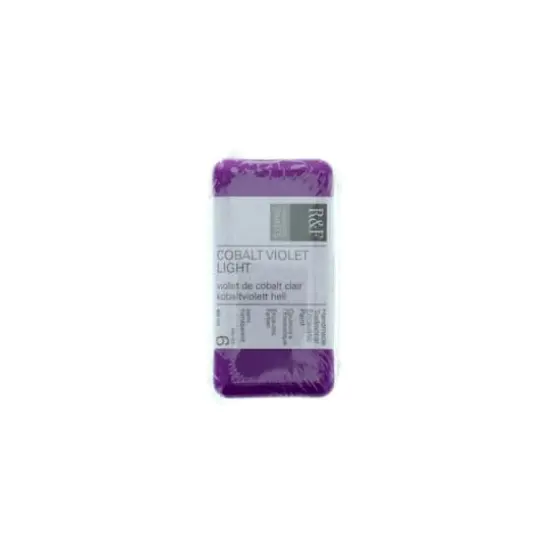 R&F&reg; Encaustic Paint Cake, 40mL Cobalt Violet Light {1}