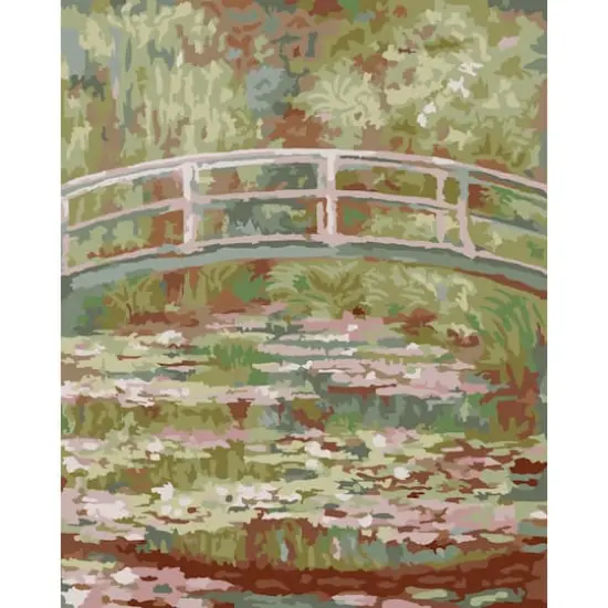 8" x 10" Monet Bridge Paint-by-Number Kit by Artist's Loft® {1}
