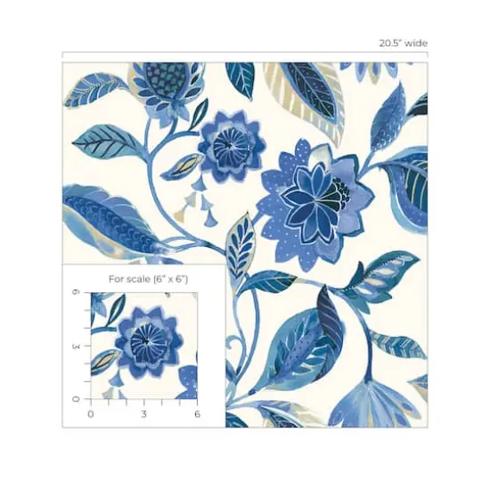 Surface Style Light of Day Peel & Stick Wallpaper Larkspur {4}