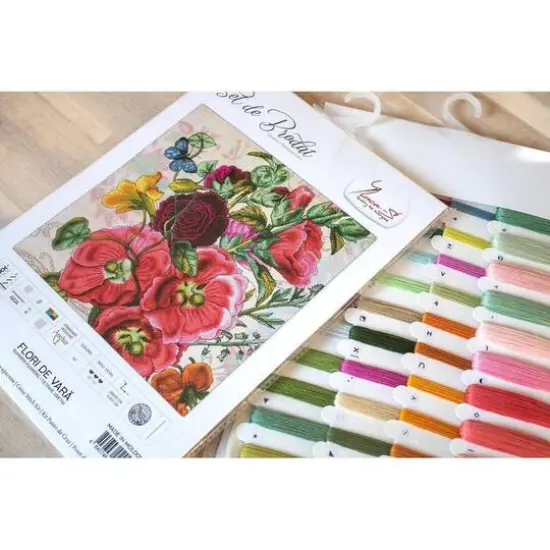 Luca-s Summer Flowers Counted Cross Stitch Kit {4}