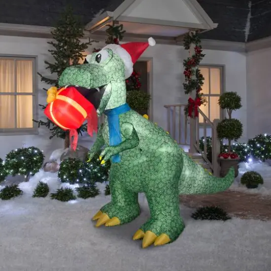 9.5ft. Inflatable Tyrannosaurus Rex with Gift {3}