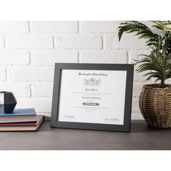 DII&reg; Black 8.5" x 11" Document Frame {4}