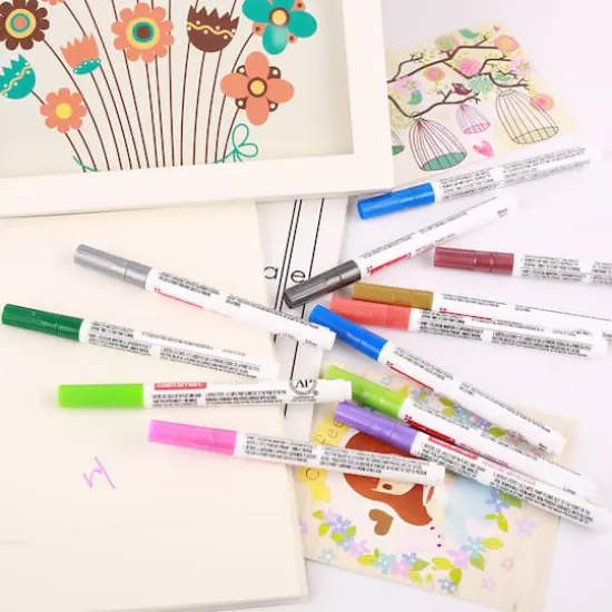Medium Line Paint Pen Set by Craft Smart&reg; {3}