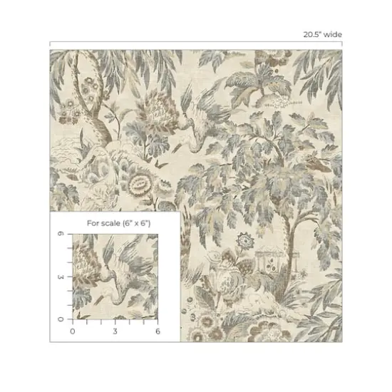 Surface Style Forest & the Trees Peel & Stick Wallpaper Stone {5}