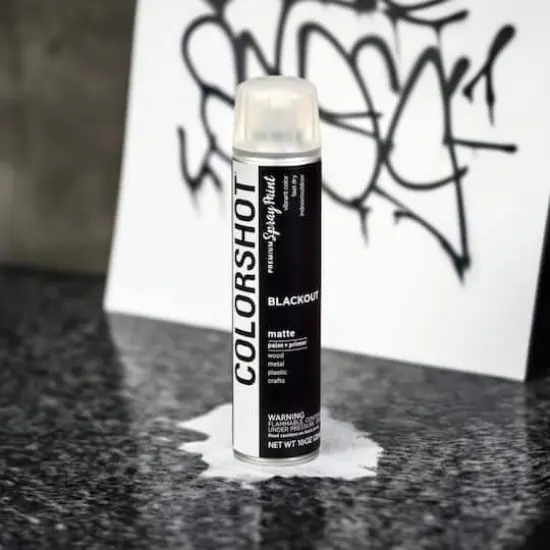 COLORSHOT&reg; Blackout Matte Spray Paint {1}