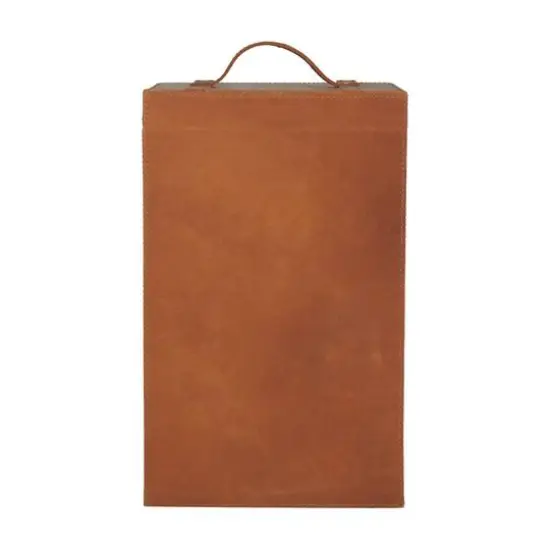 Tan Modern Wine Holder, 9" x 10" x 16" {6}