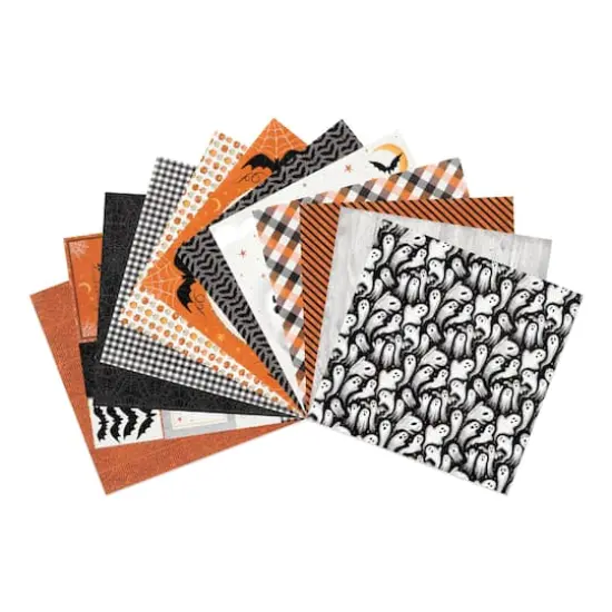 12" x 12" Vintage Halloween Paper Pad by Recollections&trade;, 24 Sheets {3}