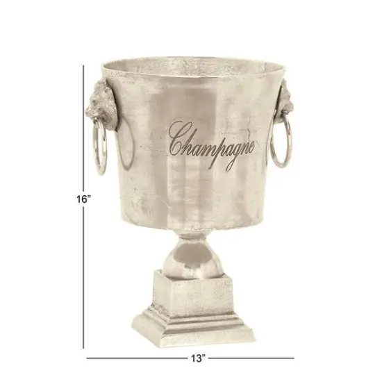 16" Silver Champagne Bucket {10}