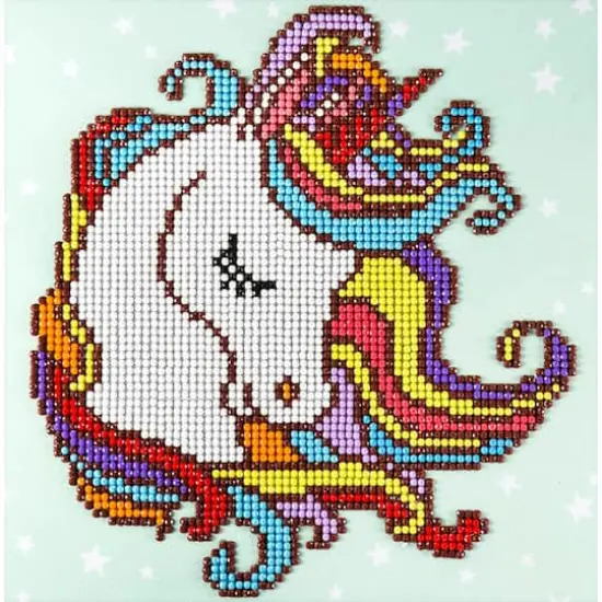 Diamond Art Beginner Fun Unicorn Kit {1}