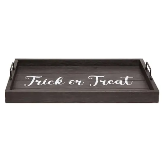 Elegant Designs&trade; 15.5" Trick or Treat Serving Tray with Handles {8}