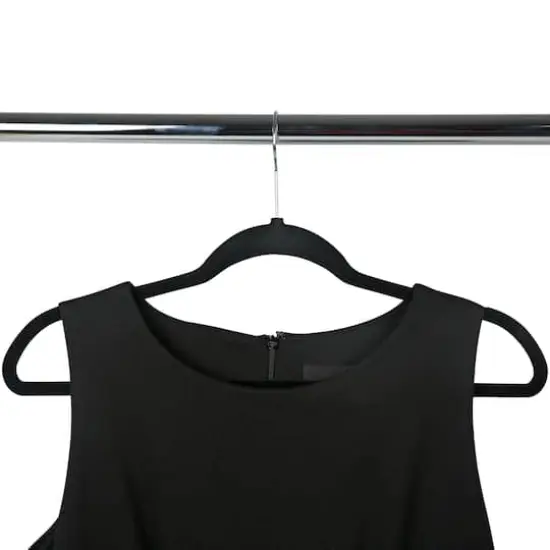 Simplify Slim Velvet Suit Hangers, 25ct. Black {7}