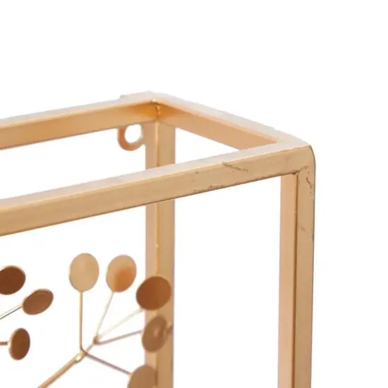 28" Gold Modern Floral Wall D&eacute;cor {5}