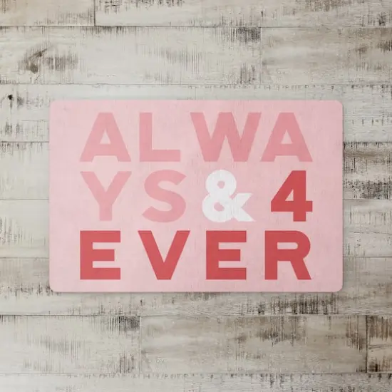 Always and 4Ever Floor Mat {3}