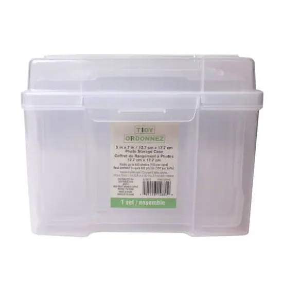 5" x 7" Clear 6-Case Photo Storage Keeper by Simply Tidy&reg; {7}