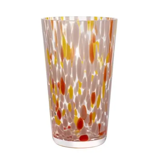 Hello Honey&reg; Round Varied Multicolor Drinking Glass Set {14}