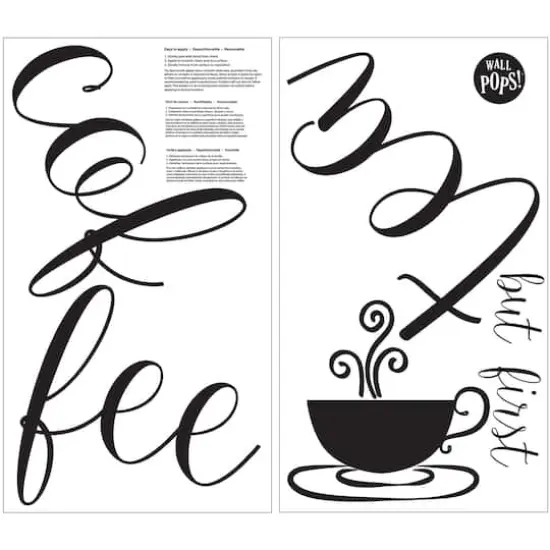 WallPops But First Coffee Wall Quote {6}