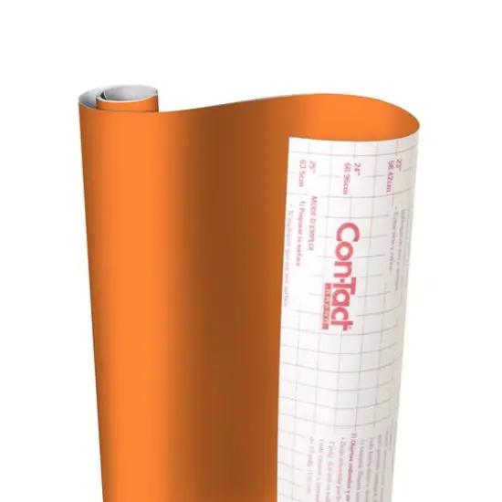 Con-Tact Creative Covering&trade; Adhesive Covering, 18" x 50 ft. Orange {2}