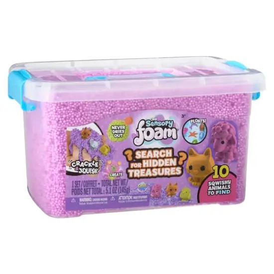 Orb Sensory Foam&trade; Discover Purple Bin {1}