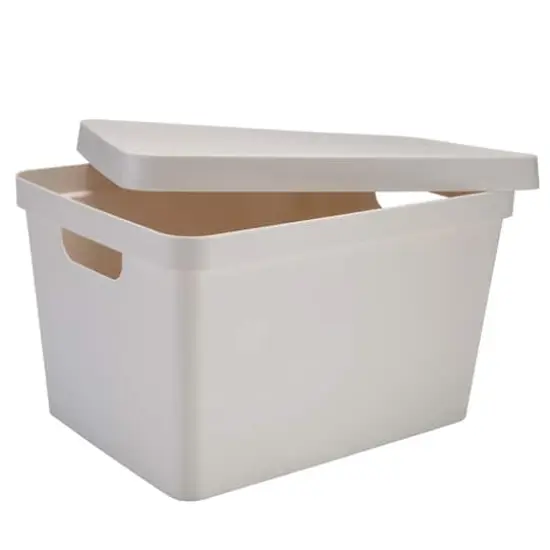 Simplify Vinto Storage Box with Lid Ivory {4}