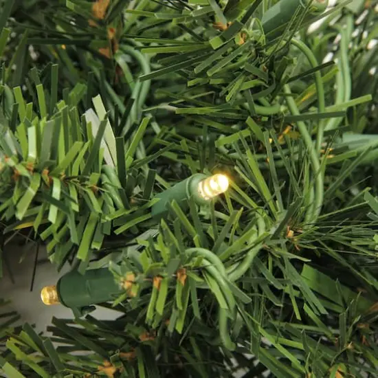 6ft. Pre-Lit Buffalo Fir Commercial Artificial Christmas Wreath {3}