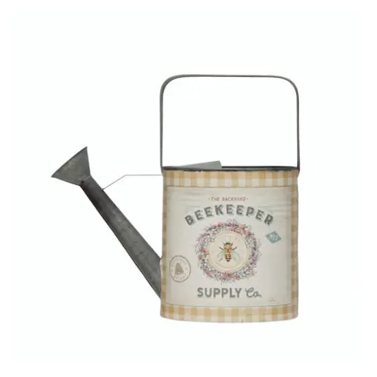 3.5qt. Metal Beekeeper Supply Co. Watering Can {1}