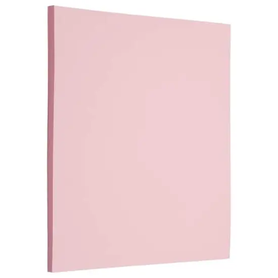 JAM Paper Matte 8.5'' x 11'' 28lb. Paper, 50 Sheets Baby Pink Pastel {1}