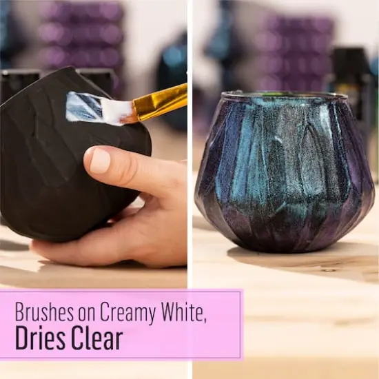 FolkArt&reg; DragonFly Glaze Iridescent Acrylic Paint Set {6}