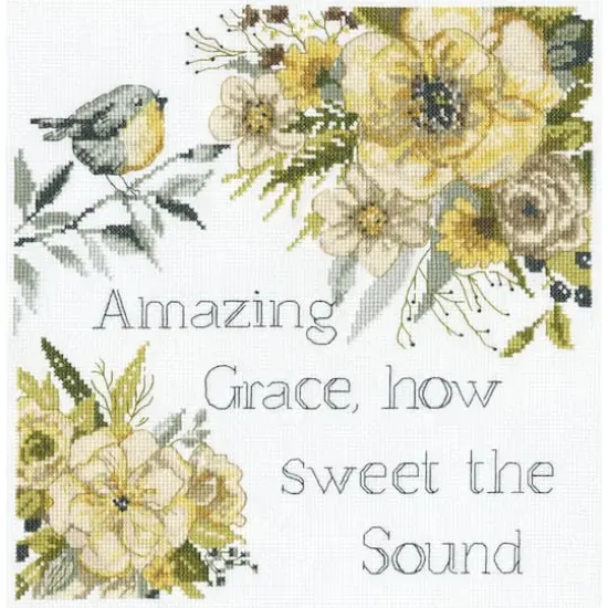 Design Works&trade; Amazing Grace Counted Cross Stitch Kit {4}