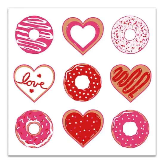Valentines Sweets Canvas Wall Art {1}
