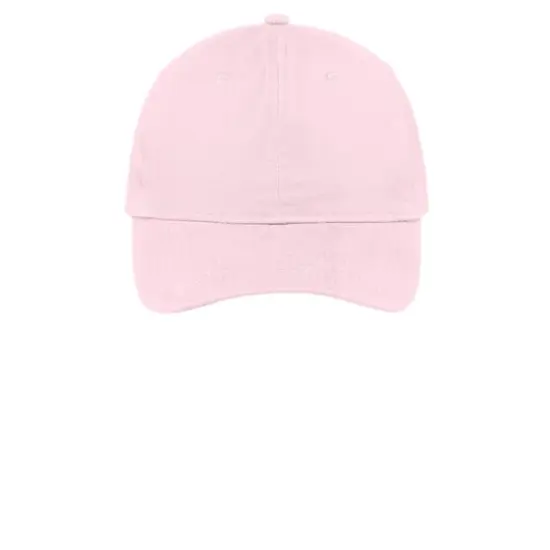 Port & Company&reg; Brushed Twill Low Profile Cap Light Pink {1}