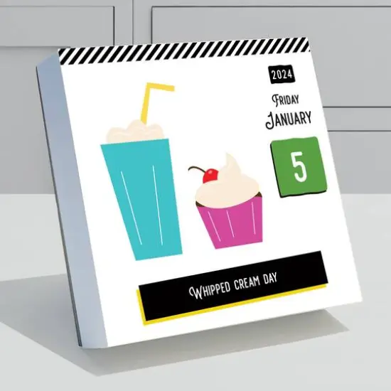 TF Publishing 2024 Every Day's A Holiday Daily Desktop Calendar {3}