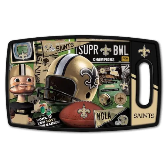 NFL Retro Series Cutting BoardNew Orleans Saints {1}