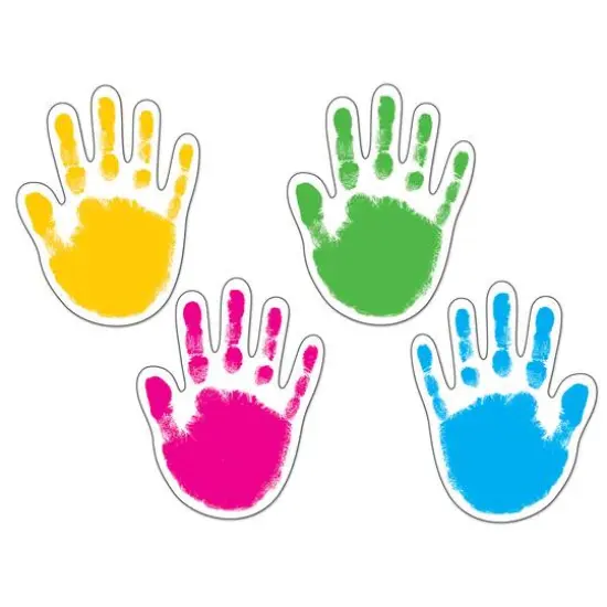 Carson Dellosa&reg; Education Handprints Cut-Outs, 3 Packs of 42 {3}