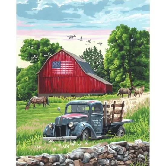 Dimensions&reg; PaintWorks&trade; Summer Farm Paint-by-Number Kit {3}