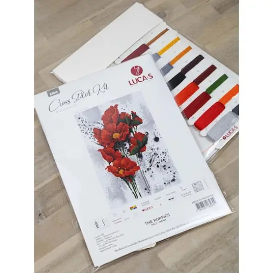 Luca-s The Poppies Counted Cross-Stitch Kit {4}