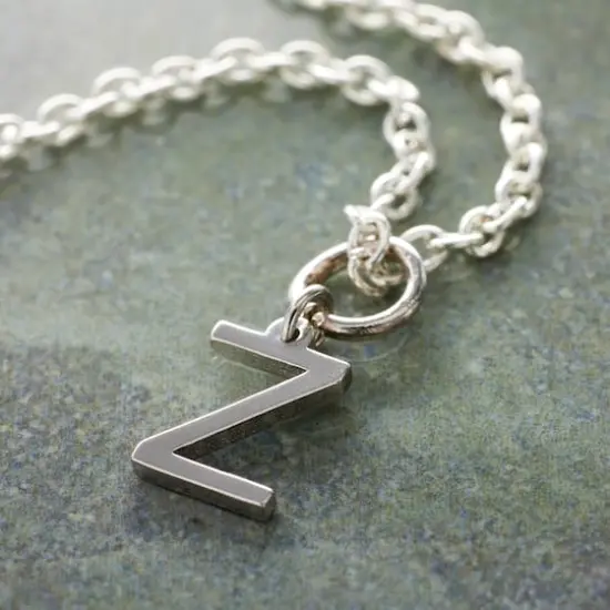 Sterling Silver Alphabet Charm by Bead Landing&trade; Z {3}