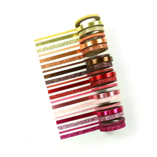 Pinks Narrow Crafting Tape Set by Recollections&trade; {3}