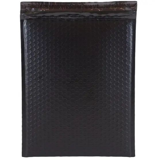 JAM Paper 9" x 12" Black Matte Bubble Padded Mailers with Self Adhesive Closure, 12ct. {1}